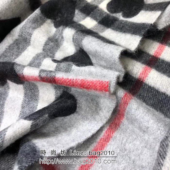 BURBERRY巴寶莉 B家原單經典爆款 桃心雙面羊絨圍巾 親子款 LLWJ6073